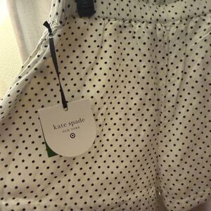 Kate Spade White and Black Polka Dot Shorts